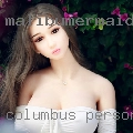 Columbus, personal