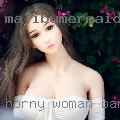 Horny woman banged